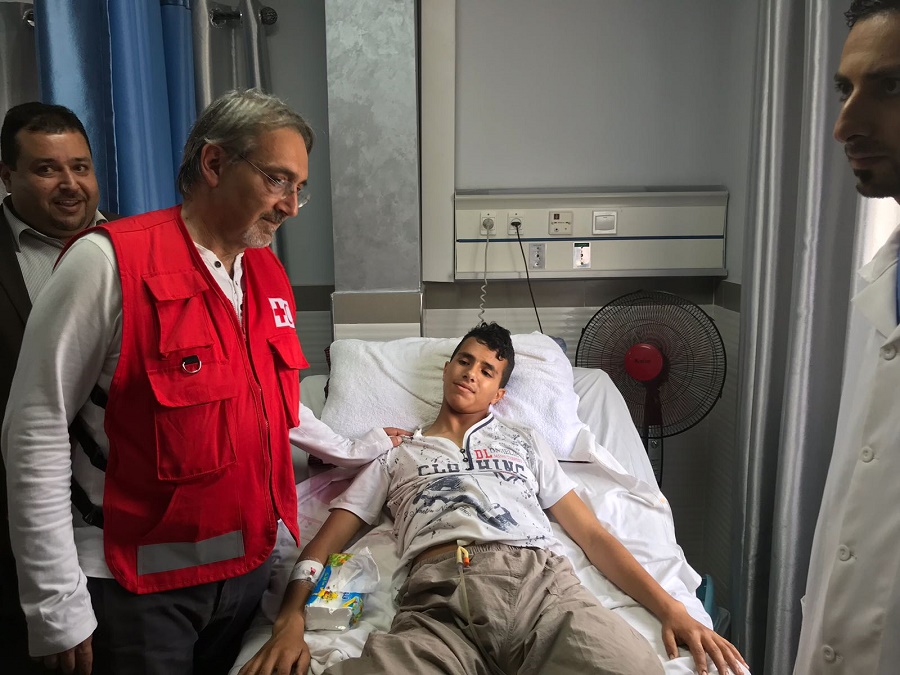 La visita del Presidente Rocca in Ospedale Credit to Tommaso Della Longa