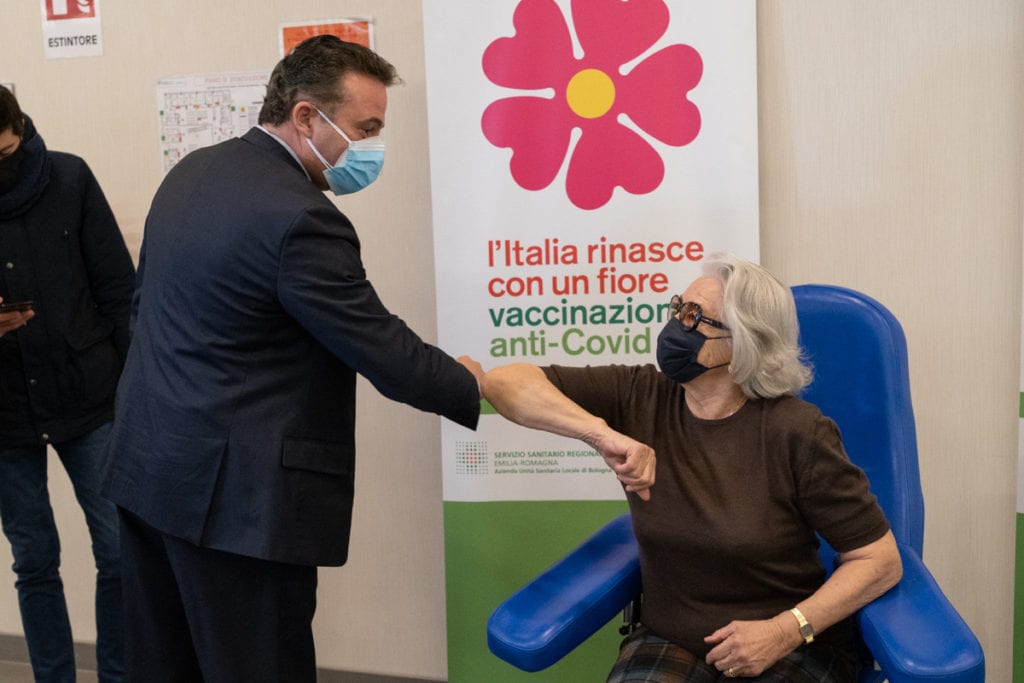 over 85 ottantenni vaccino covid vaccinazione over Franca Gazzotti