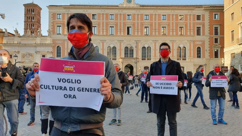flash mob violenza donne liberare roma
