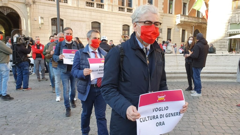 flash mob violenza donne liberare roma