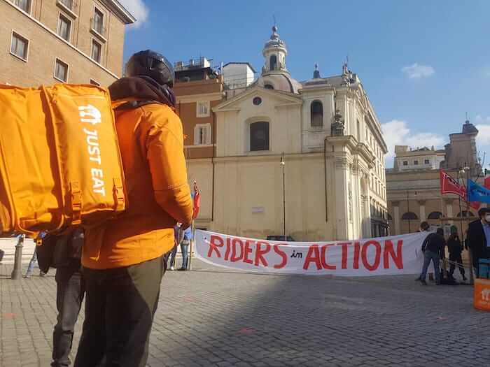 protesta rider roma