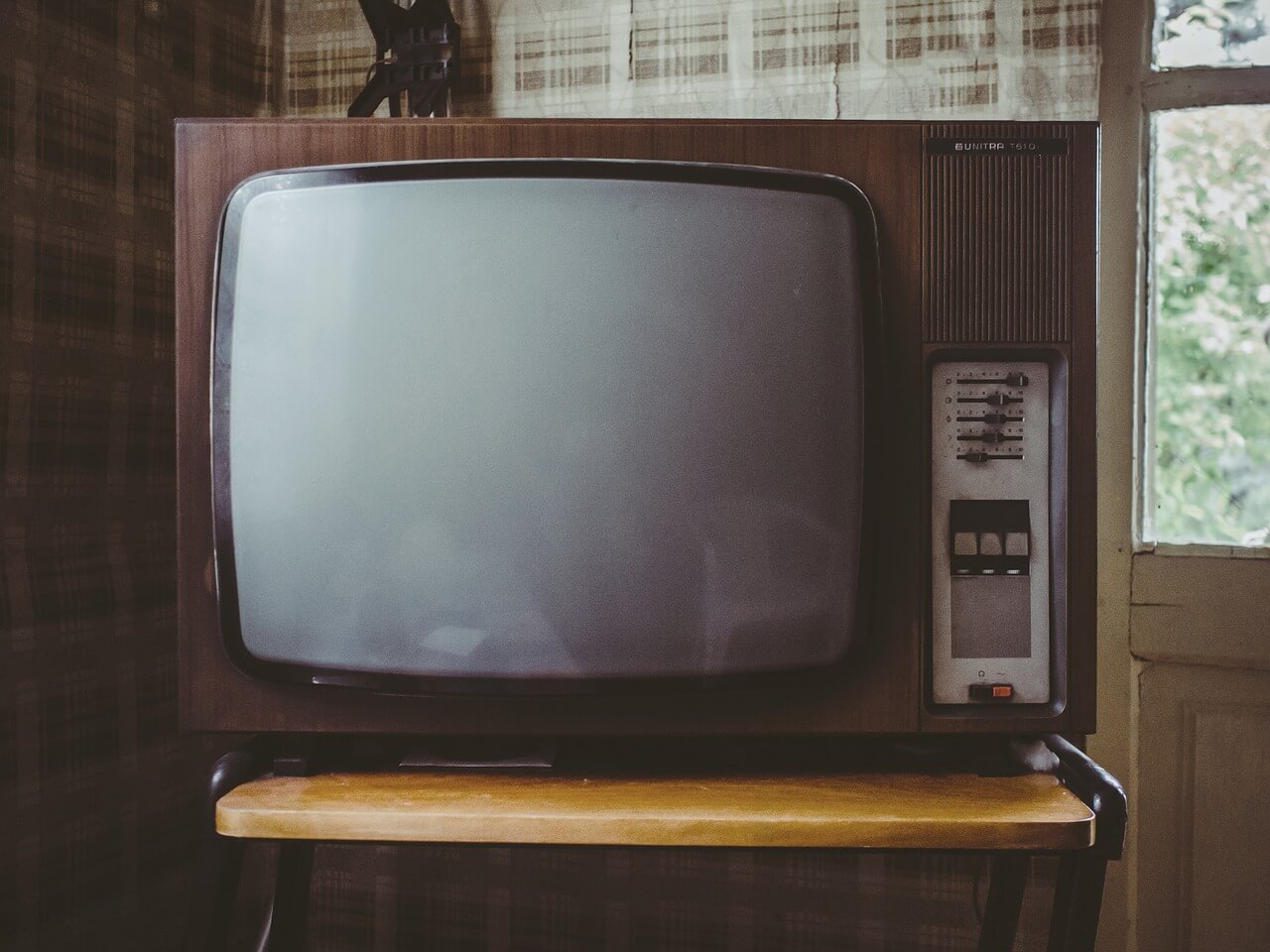 televisore schermo vintage