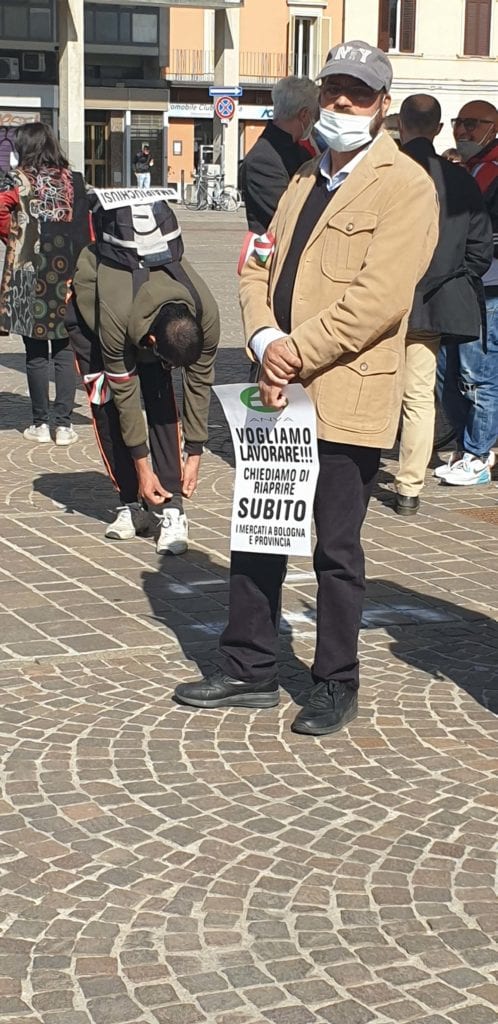 protesta ambulanti piazzola bologna