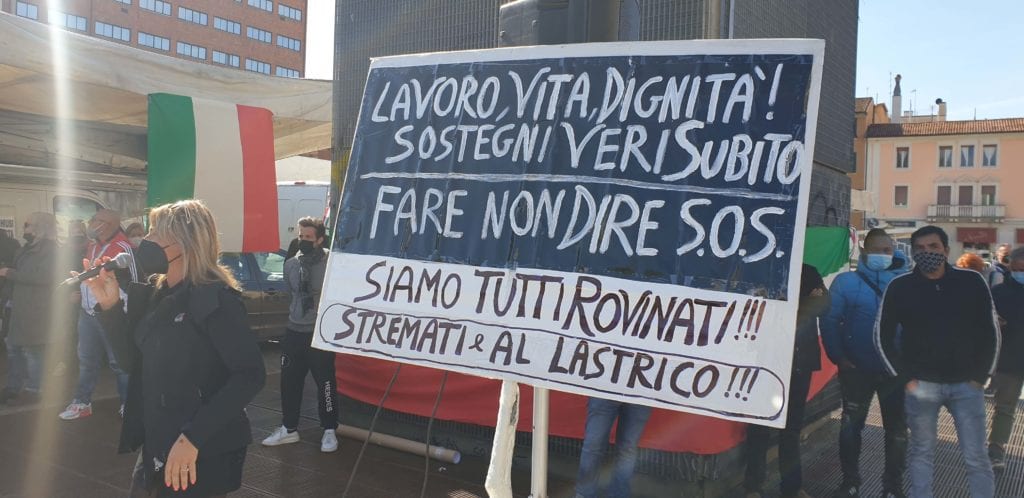 protesta ambulanti piazzola bologna