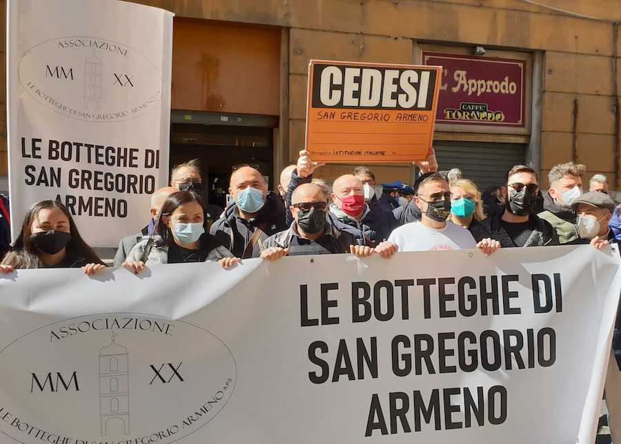protesta san gregorio armeno