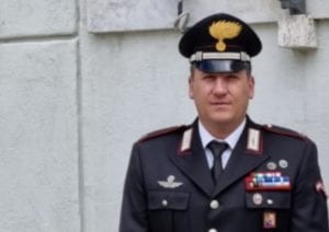 Comandante della stazione dei carabinieri di Cicagna Alessandro Latino