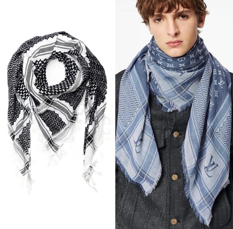 Louis Vuitton ritira la sciarpa ispirata alla kefiah palestinese per le  accuse di appropriazione culturale - Open