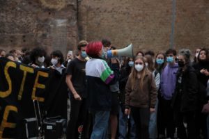 sciopero studenti liceo cavour roma