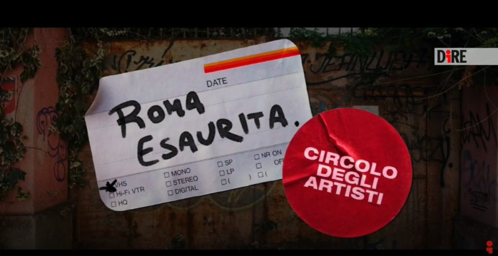 roma esautita circolo degli artisti