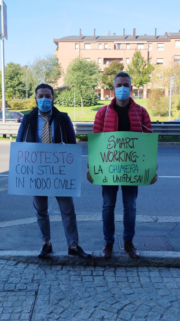 sciopero dipendenti unipol bologna 