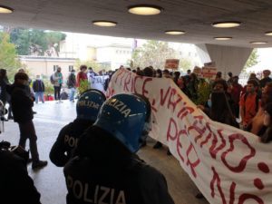 manifestazione studenti università roma