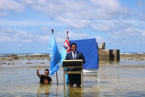 ministro tuvalu cop26