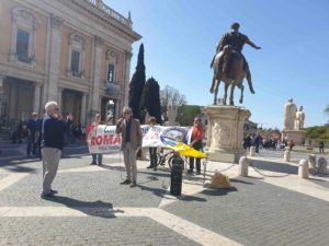 protesta roma lido