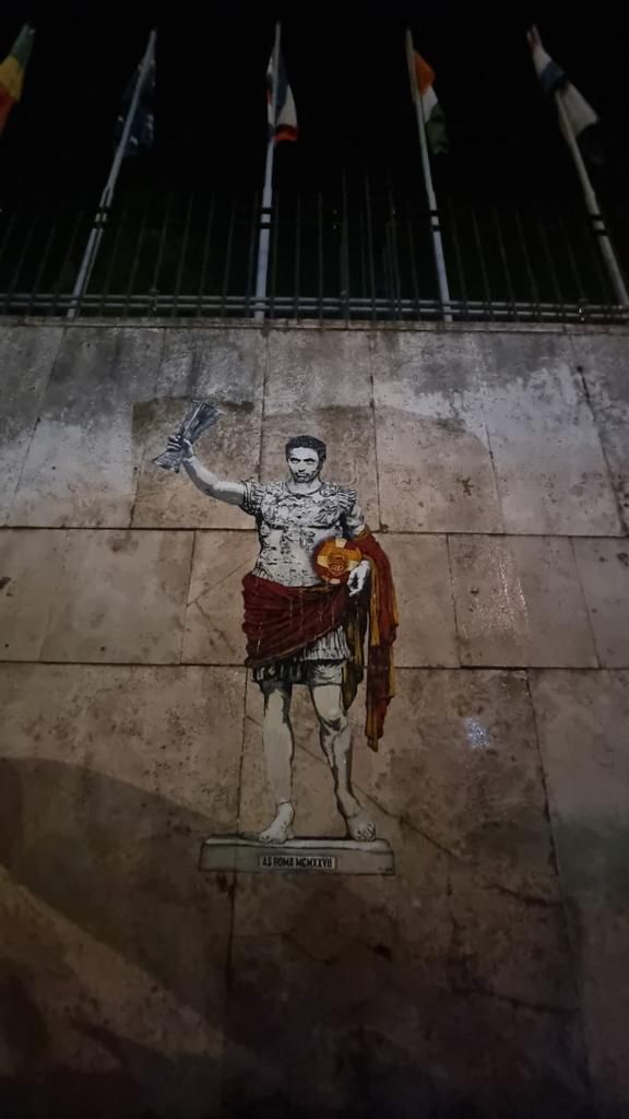 Mourinho murale roma