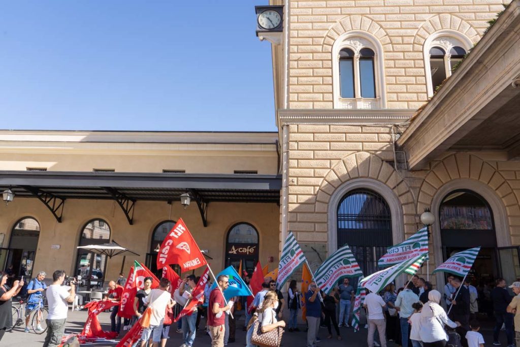 Protesta sindacati contro aggressioni sui treni dell'Emilia-Romagna