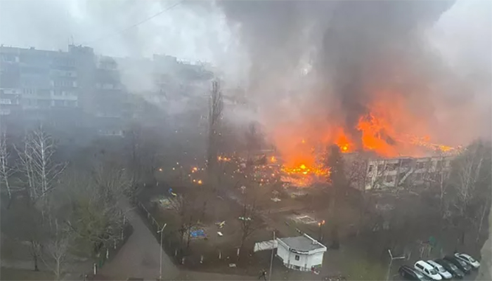 elicottero schianto kiev_© фото очевидца