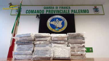 Cocaina dalla Calabria a Palermo