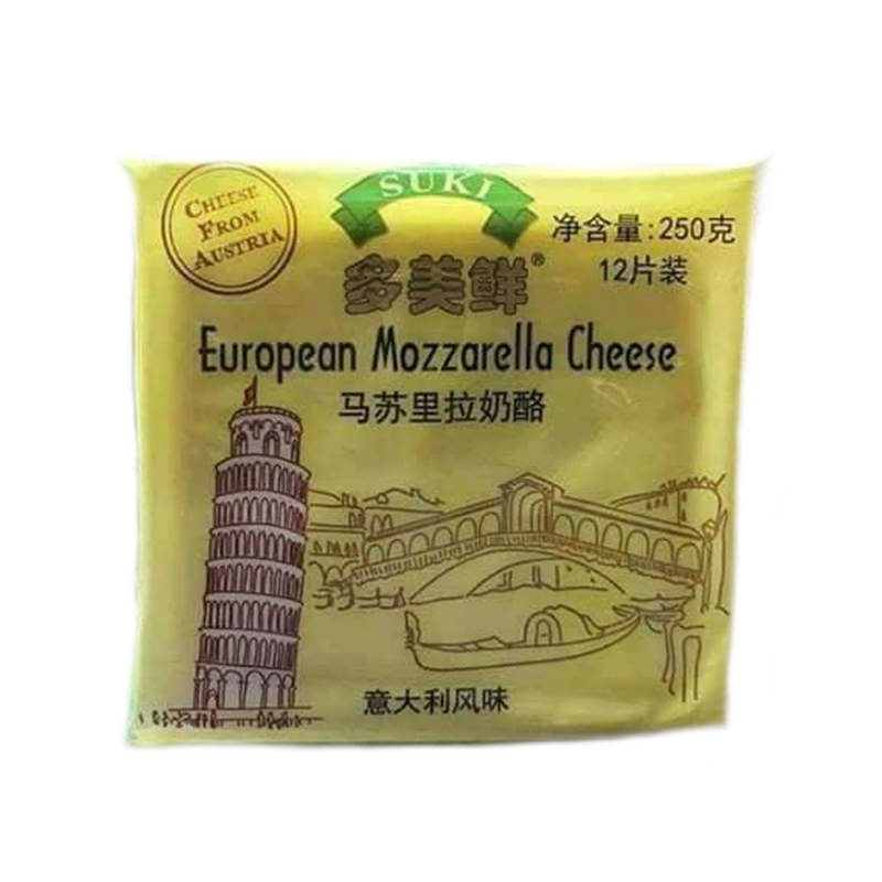 Confezione di 'Mozzarella europea' dalla Cina