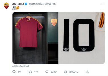 maglia 10 roma