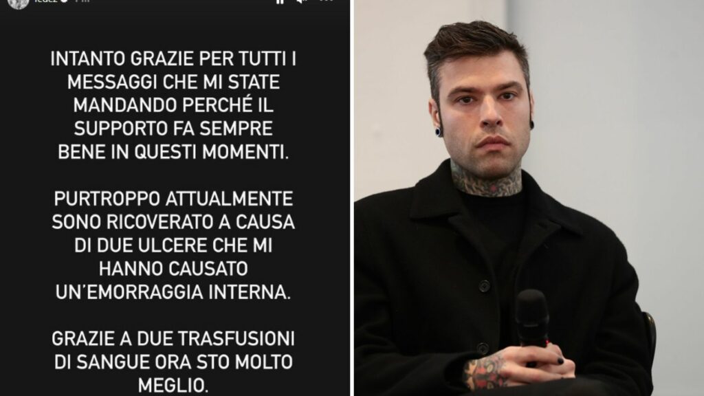 fedez ulcere