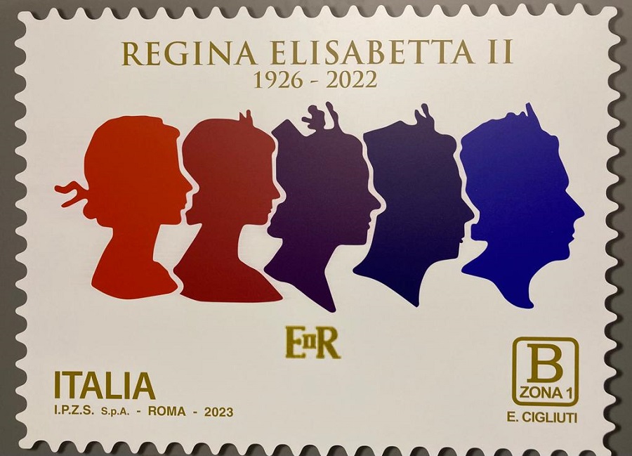 francobollo regina elisabetta
