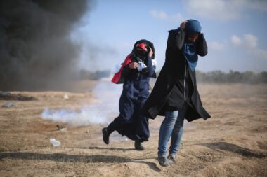 palestinesi-fuga-israele-gaza