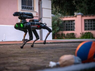saetta cane robot carabinieri