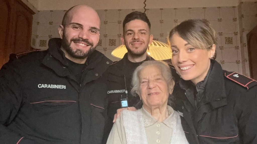 carabinieri anziana 97 anni
