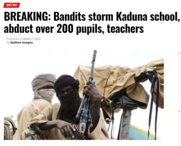 nigeria assaltata scuola