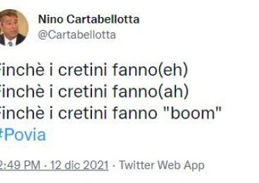 tweet cartabellotta povia